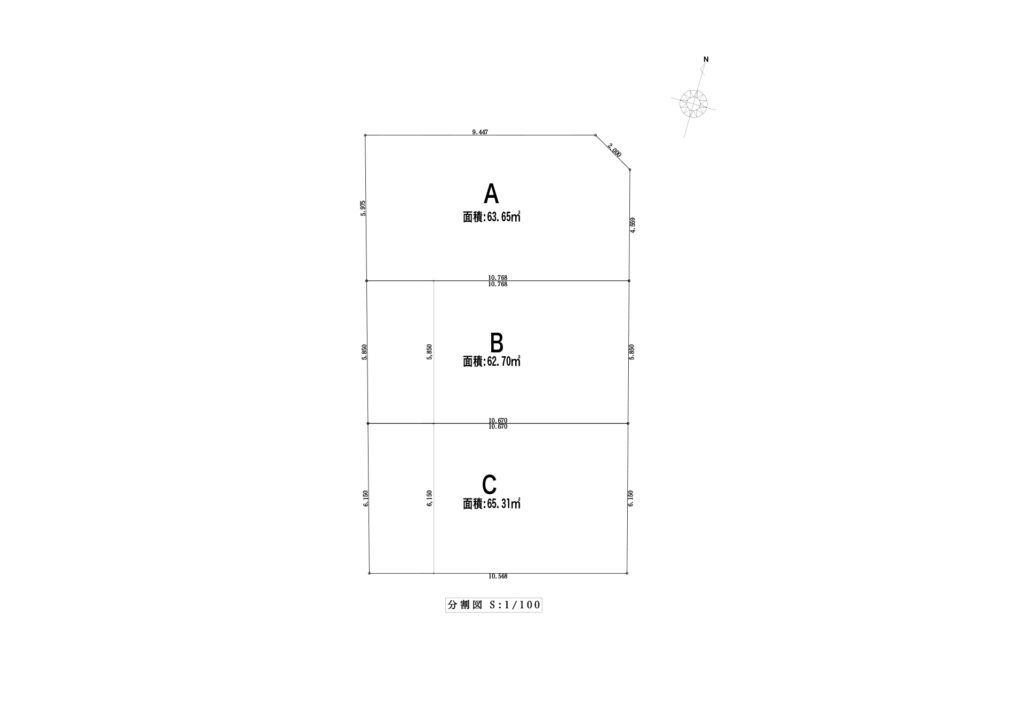 区割り図